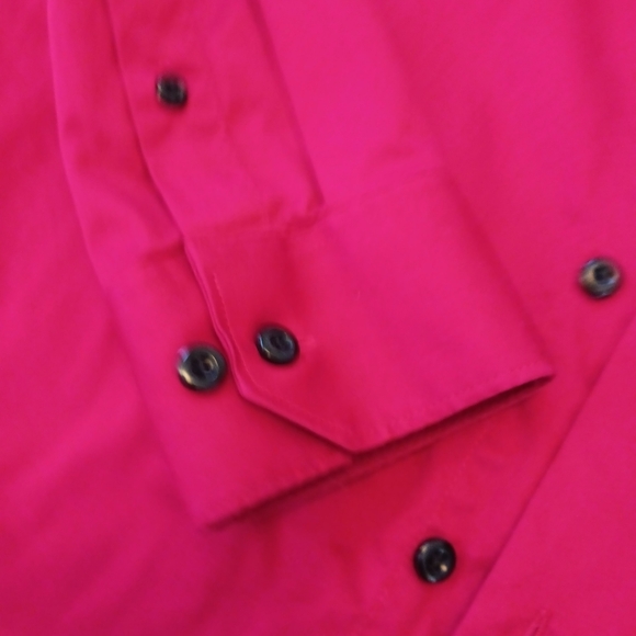 Men's dress shirt beautiful red - Picture 2 of 3